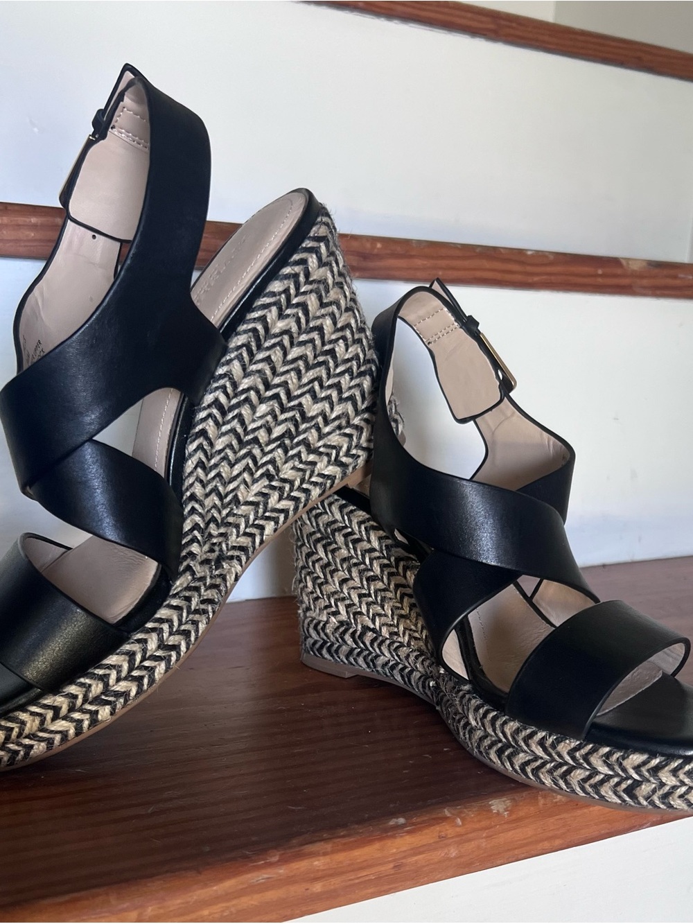 Liverpool Black Platform Wedge